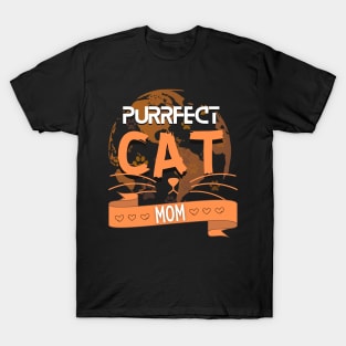 Purrfect Cat Mom T-Shirt